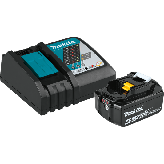 Makita BL1840BDC1 - 18V LXT® Lithium‑Ion Battery and Charger Starter Pack (4.0Ah)