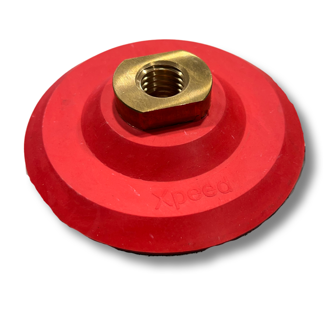 Red Backer Pad Rubber