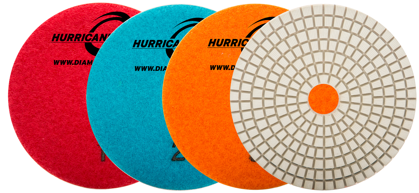 Hurricane ES White 3 Step Polishing System